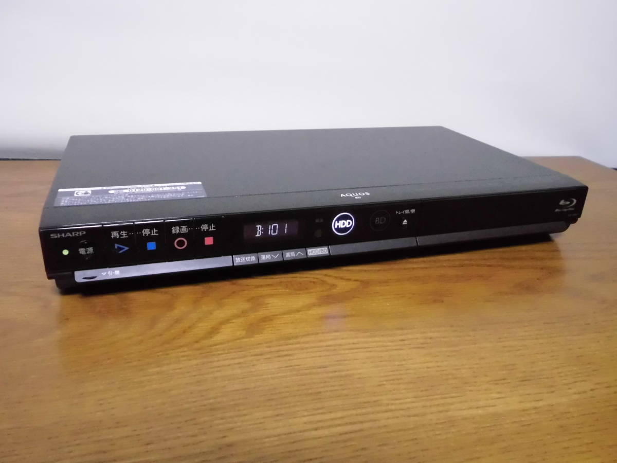 SHARP AQUOS W録 HDD内蔵ブルーレイレコーダー BD-HW51 動作品