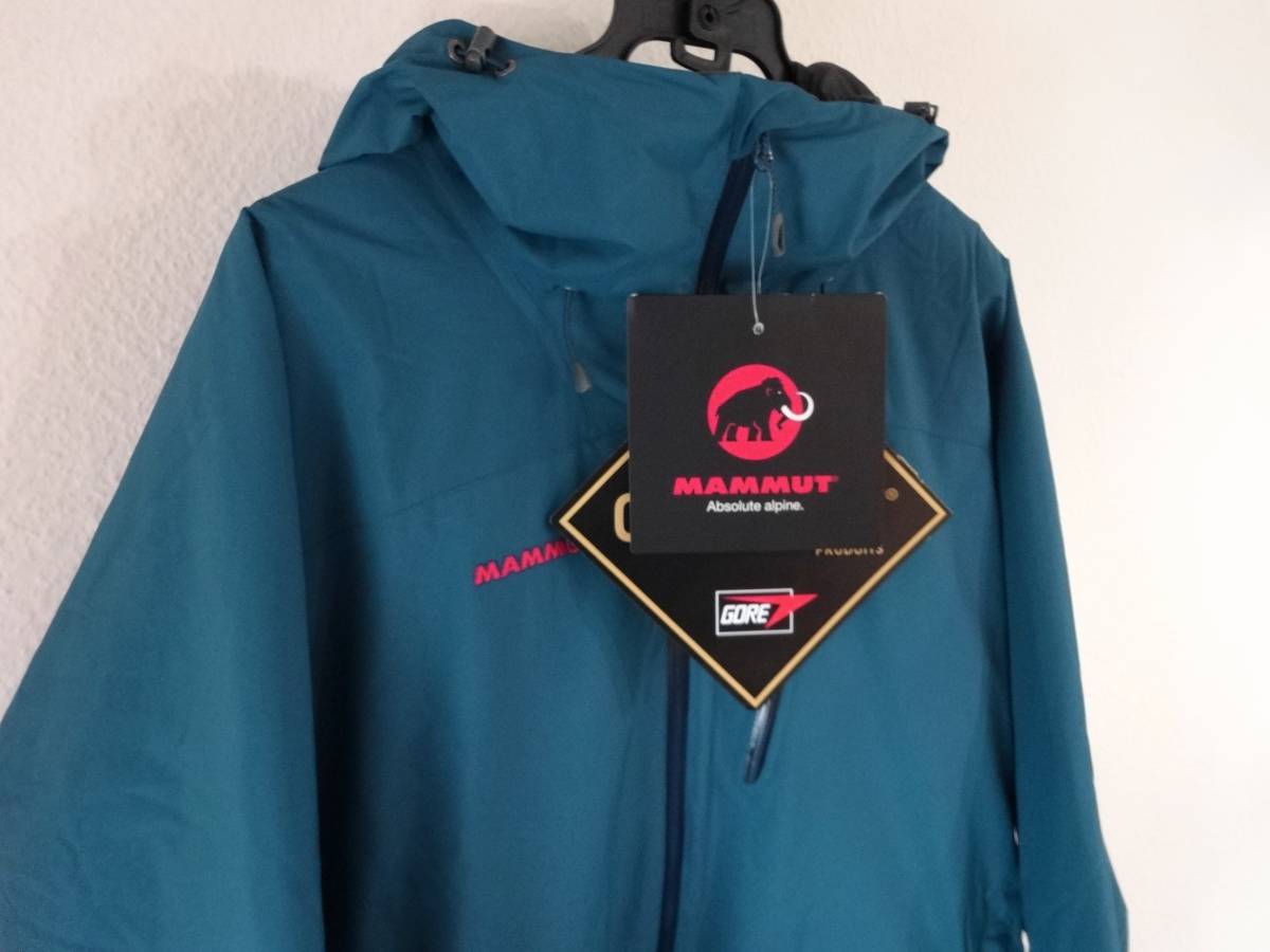 マムート ソフテックジャケット　ブルーグリーン系、 L 綺麗な状態です。 MAMMUT ジャケット ゴアテックス マムート ライムグリーン S 値下 楽天