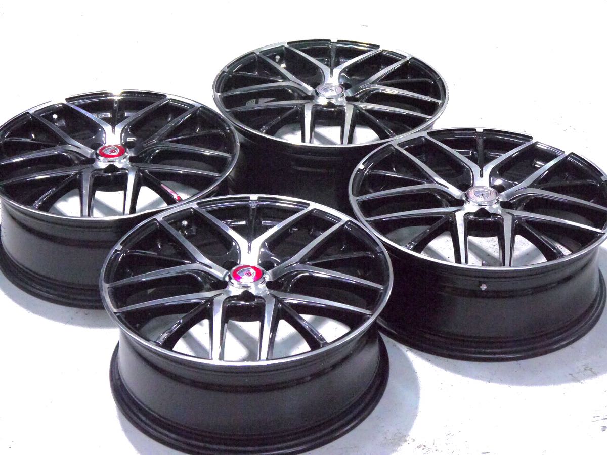 18インチ メーカー不明 18インチPCD100×5 7J+46 4本セット ウィッシュ