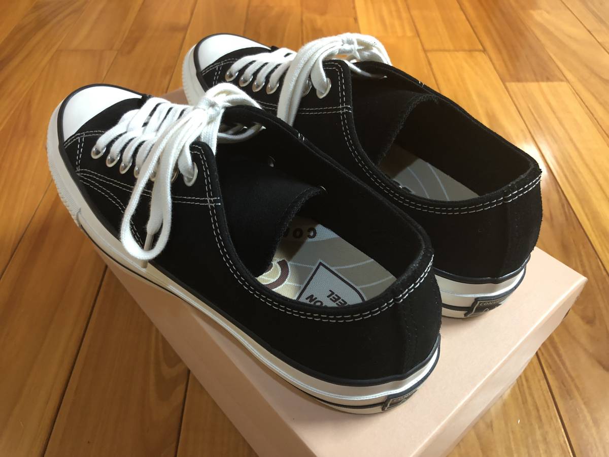 CONVERSE Addict CHUCK TAYLOR SB-SUEDE OX /27.5cm 黒 スエード