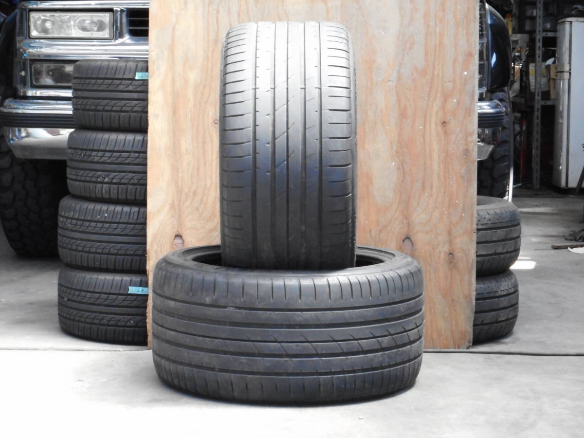 ★☆中古激安タイヤ GOOD YEAR EAGLE F1 285/35Ｒ19 2本 グッドイヤー イーグル バリ山 87元☆★