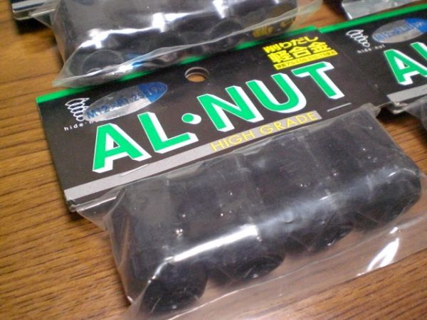 軽合金　ホイールナット　M12×P1.25　19HEX　　4個×4袋　16個　藤田秀ナット製作所　アルミ削りだし_2