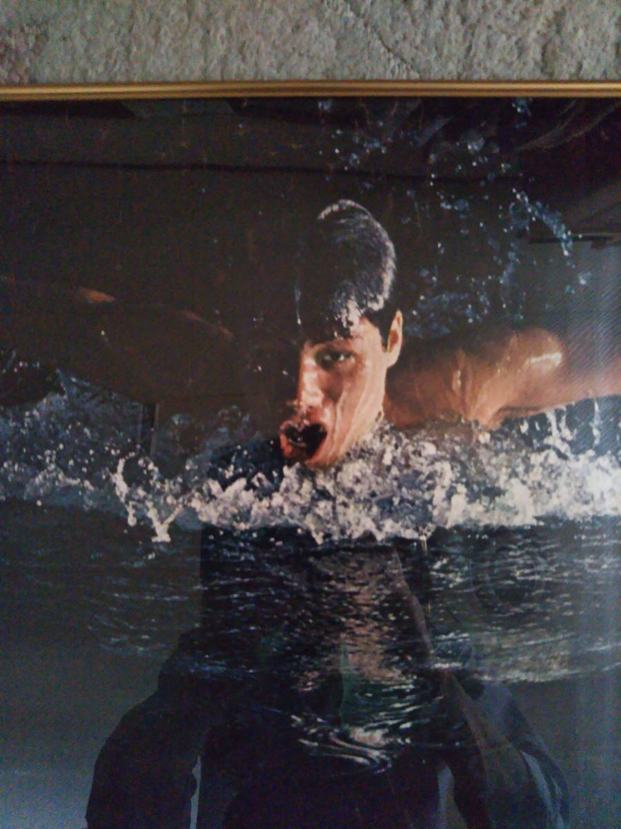 東京オリンピック ポスター 1964年 オリジナルポスタ－ 水泳 額入り