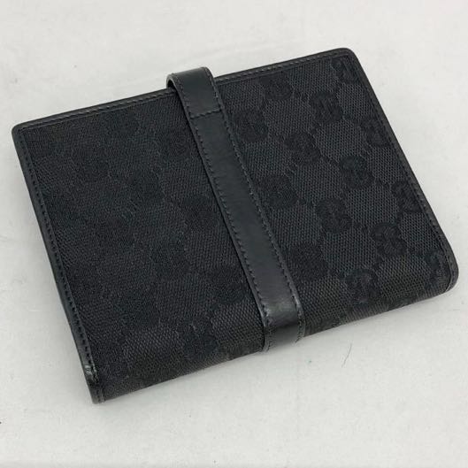 E 必見！ 中古品 GUCCI グッチ 手帳カバー 6穴 ジャッキーライン GG柄