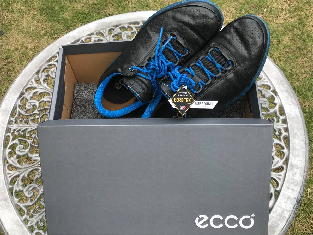 【お買い得，送料無料】 ECCO スニーカー BLACK/BLUE EU40 25.5 GORE-TEX(その他)｜売買されたオークション情報、yahooの商品情報をアーカイブ公開 - オークファン その他