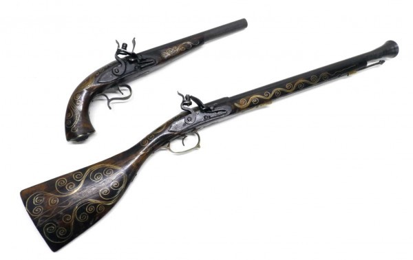 フリントロック　古式銃 可動NG ジャンク ビンテージ （AR_1