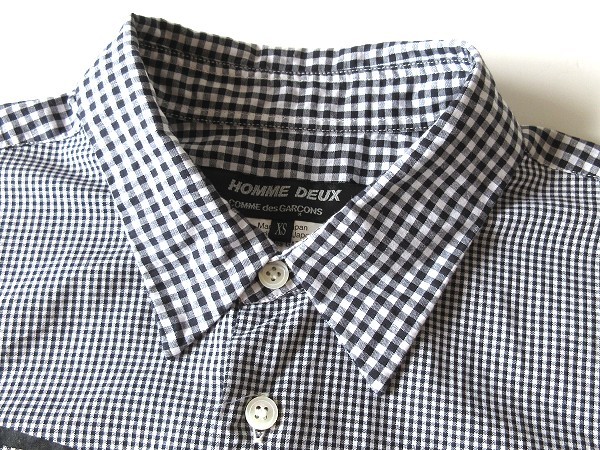 Comme Des Garcons Homme Deux コムデギャルソンオムドゥ 2017ss Amy Feldman アートプリント 切替ギンガム チェックシャツ Xs Shirt 半袖シャツ 売買されたオークション情報 Yahooの商品情報をアーカイブ公開 オークファン Aucfan Com