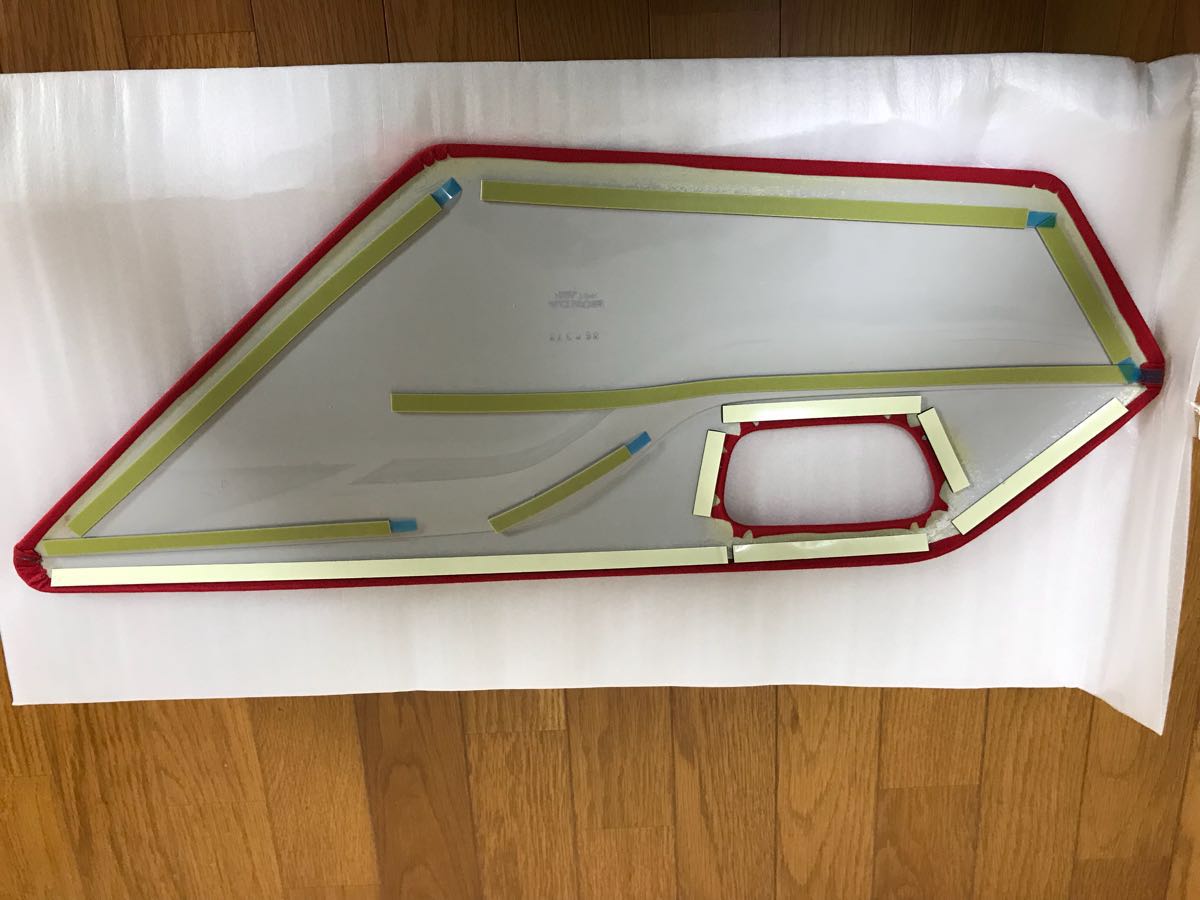 HONDA ホンダ 純正 S660 ドアライニングパネル レッド×ダークグレー