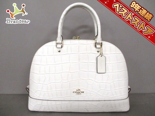 コーチ COACH バッグ ハンドバッグ レザー アイボリー F37264 シエラ サチェル