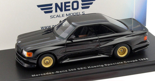 よっちゃん　NEO ベンツ 500 SEC ケーニッヒ Black Neo 1/43 メルセデス ベンツ・500 SEC ケーニッヒ スペシャル black