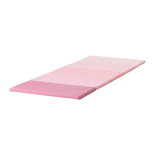 【NEW】新品 即決 IKEA イケア PLUFSIG ペルフスィッグ 折りたたみ式ジムマット キッズ体操マット ピンク 504.199.05
