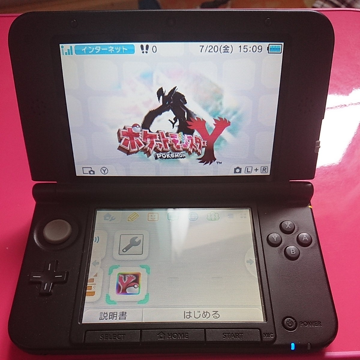 6-023 ニンテンドー3DS LL ポケットモンスターYパック 箱付き