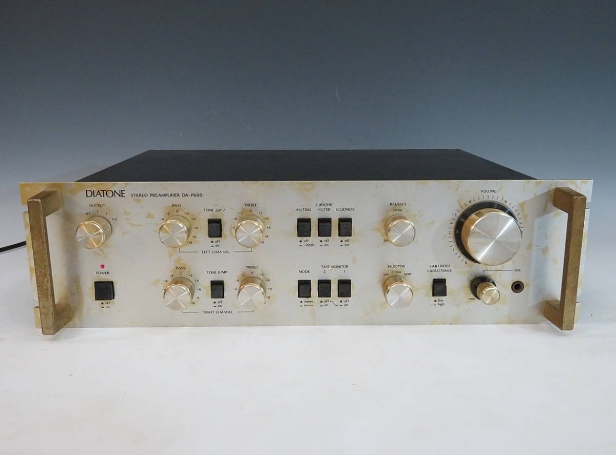 DIATONE/ダイアトーン DA-P600 コントロールアンプ(709 Yahoo
