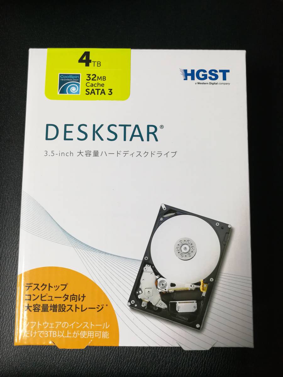 4TB HGST com: Ultrastar HUS724040ALE640 64MB Deskstar 7.2K