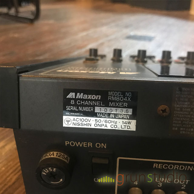 Mason RM804X アナログミキサー マクソン [v172] 【公式通販】