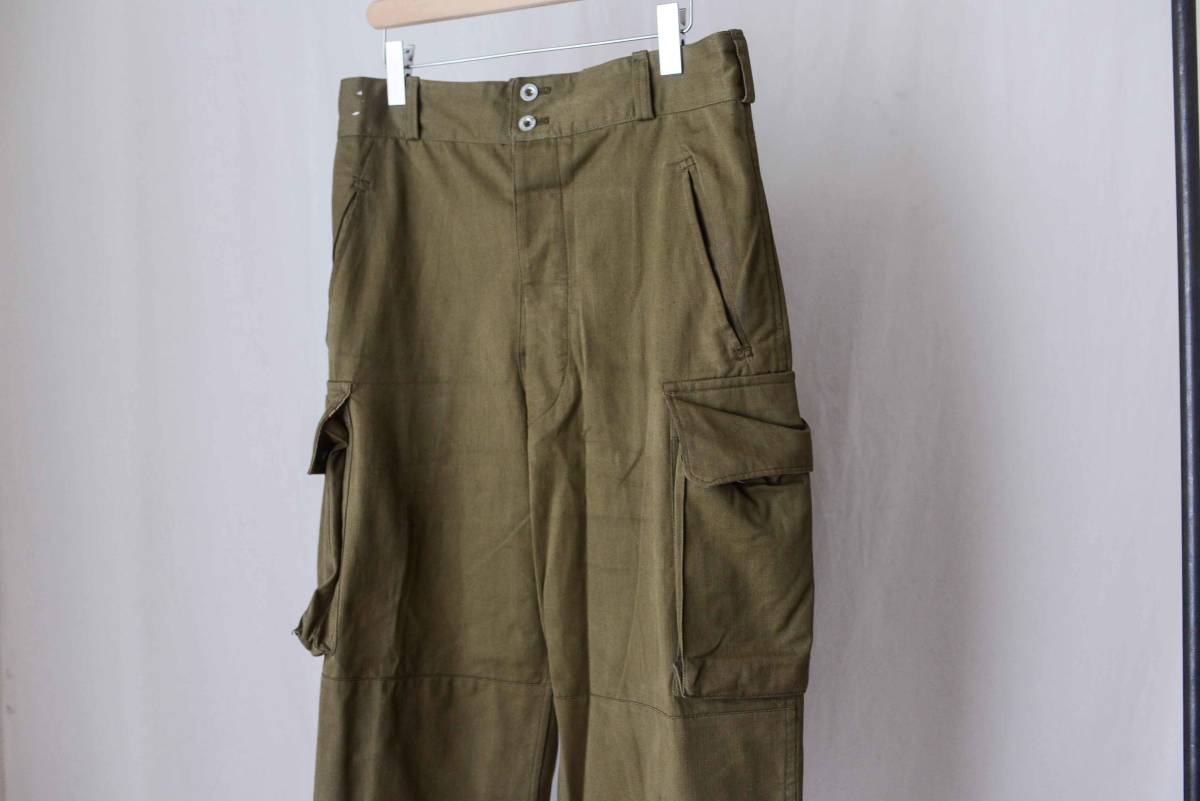 希少 フランス軍 M47 ミリタリーパンツ 前期タイプ size 23 汚れ有 