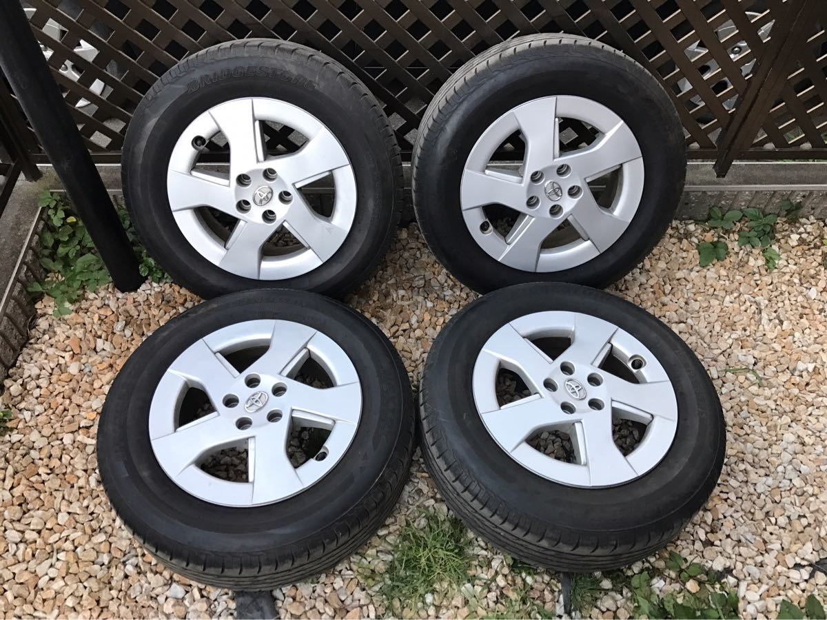 30プリウス 純正ホイール 195/65R15 ブリヂストン BRIDGESTONE  