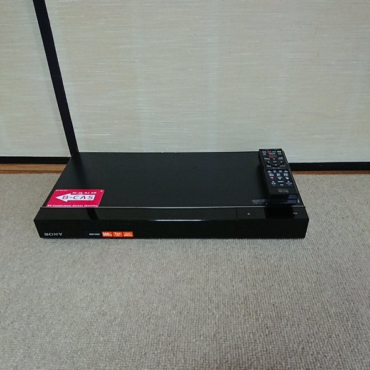 SONY 500GBブルーレイレコーダー BDZ-E520 動作品 SONY ソニー 500GB