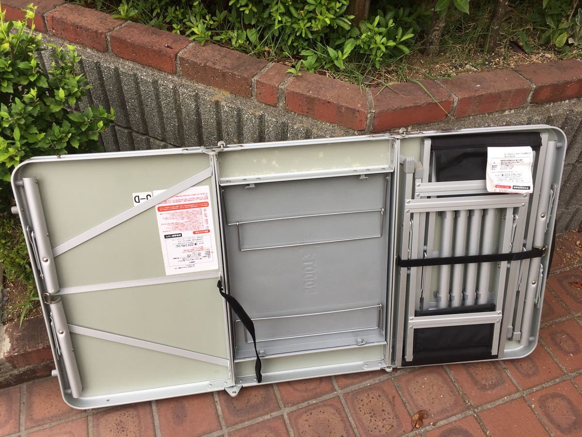 ☆LOGOS ロゴス ALC 4人用BBQテーブル キャンプ テーブル/チェア 中古