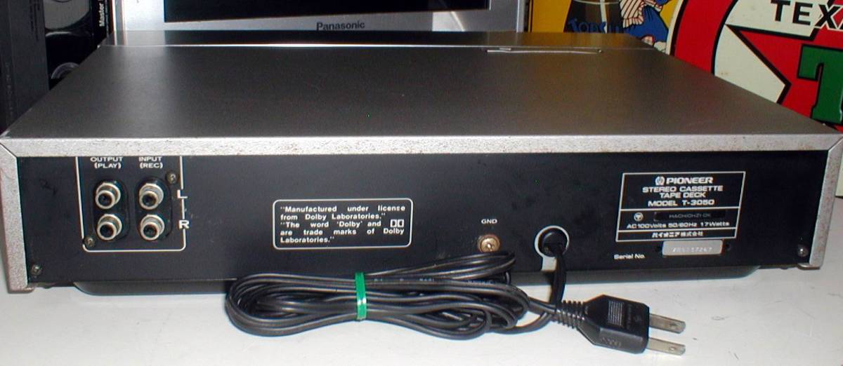 PIONEER T-3050 Vintage 2Head Stereo Cassette Tape Deck ガラクタ