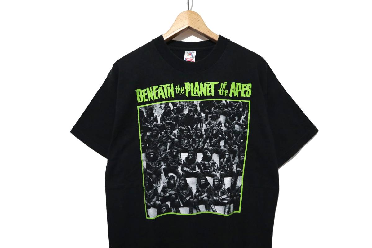 ヴィンテージ Tシャツ　80USA映画 90's ビンテージ 続 猿の惑星 プリント Tシャツ L 映画 movie tee
