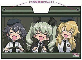 ガールズ&パンツァー 劇場版　サンシェード　アンチョビ　カルパッチョ　ペパロニ 新品】ガールズ&パンツァー サンシェード FEEL Design アンツィオ高校