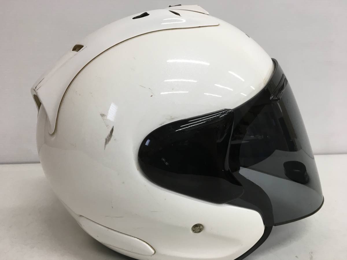 アライ Arai ジェットヘルメット SZ-Ram3 スモークシールド ホワイト 