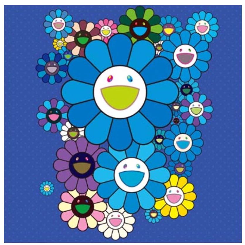 村上隆 ポスター ブルーベルベット Kaikaikiki カイカイキキ シルクスクリーン 売買されたオークション情報 Yahooの商品情報をアーカイブ公開 オークファン Aucfan Com