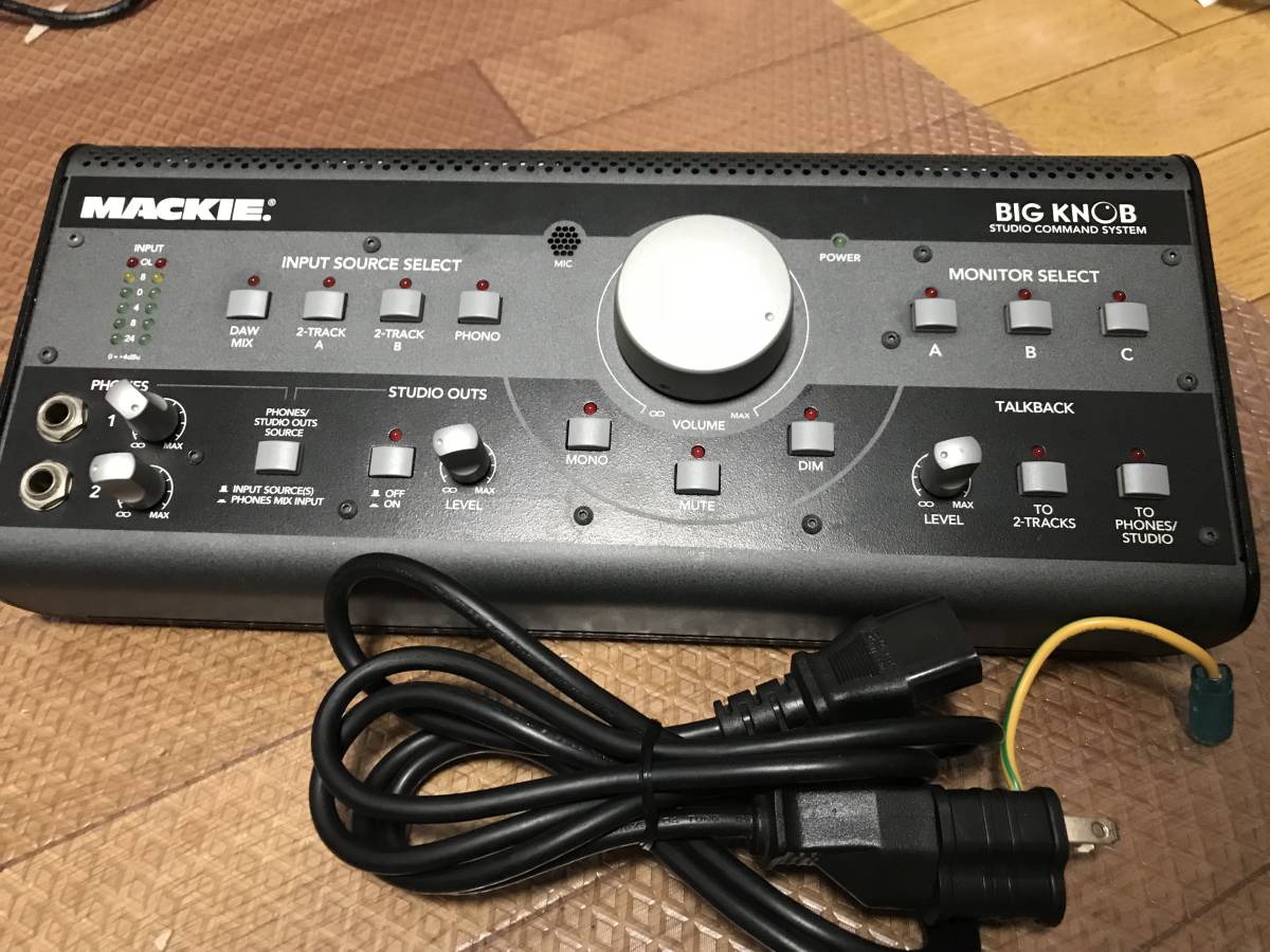 Mackie BIG KNOB STUDIO モニターコントローラー 中古 アウトレット