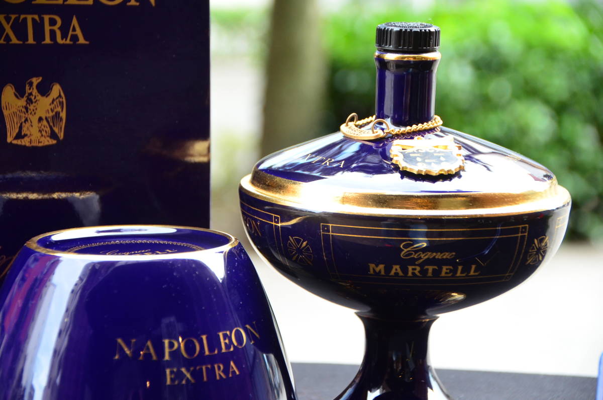 ナポレオン エクストラ マーテル 青 リモージュ 未開栓MARTELL 陶器