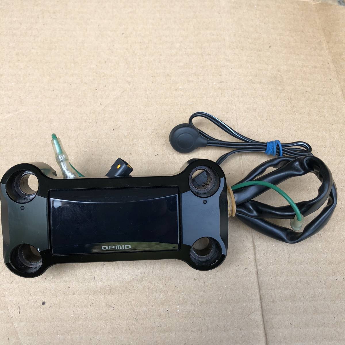 OP OPMID製トップインジケーター　グロム　GROM MSX125　黒　DILTS JAPAN ディルツジャパン:OP トップインジケーター　油温計＆電圧計