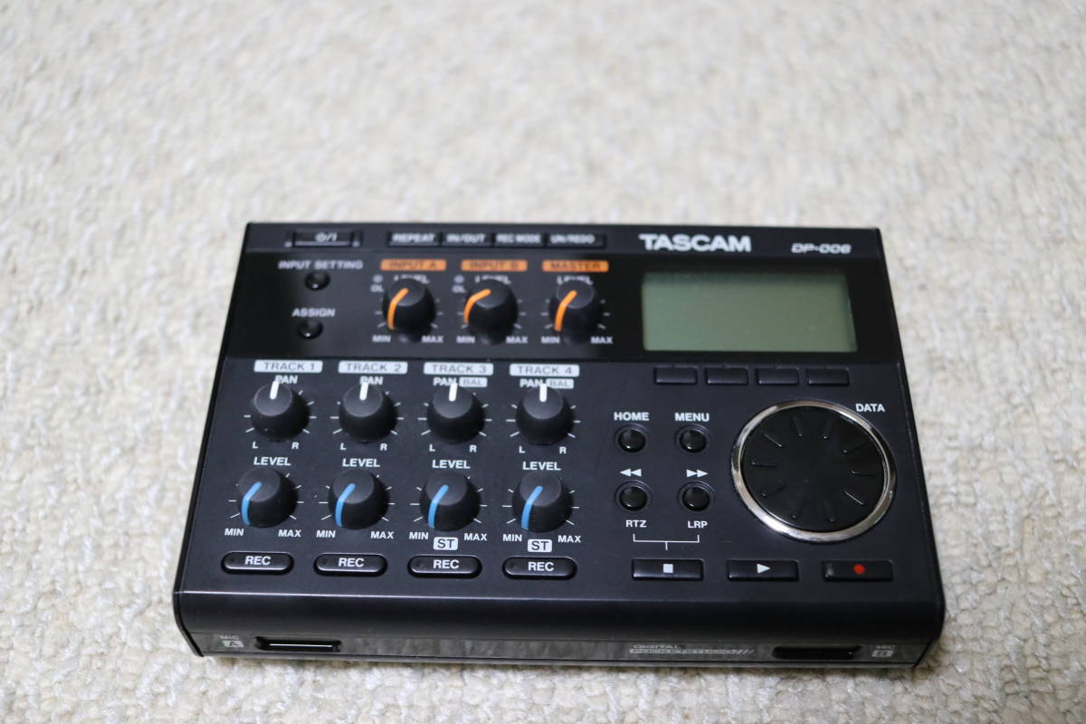 TASCAM コンパクトMTR DP-006 アダプター付 TASCAM、高音質ステレオ