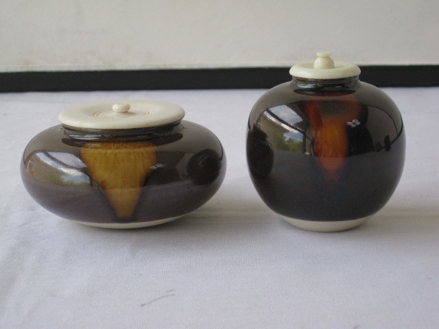 茶道具　茶入三種　京焼大海茶入　丹波肩衝茶入　備前火襷焼文琳茶入　三種　美品！！ 茶道具 茶入 文琳 京焼大海茶入 丹波肩衝茶入 茶入三種 茶入の通販