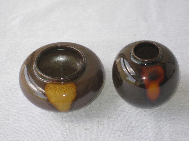 茶道具 茶入 文琳 京焼大海茶入 丹波肩衝茶入 茶入三種 茶入の通販