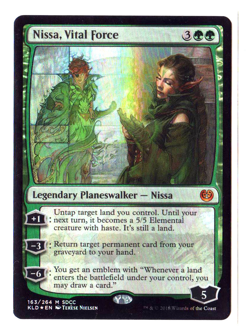 Vital | - MTG SDCC Force《英語》SDCC Nissa, Force 緑R Kaladesh 生命の
