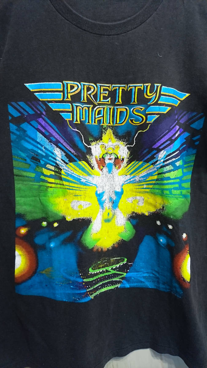 レア Pretty Maids プリティメイズ 90年製 Japan Tour オリジナルtシャツ ヴィンテージ 90s メタルバンド Tシャツ 売買されたオークション情報 Yahooの商品情報をアーカイブ公開 オークファン Aucfan Com