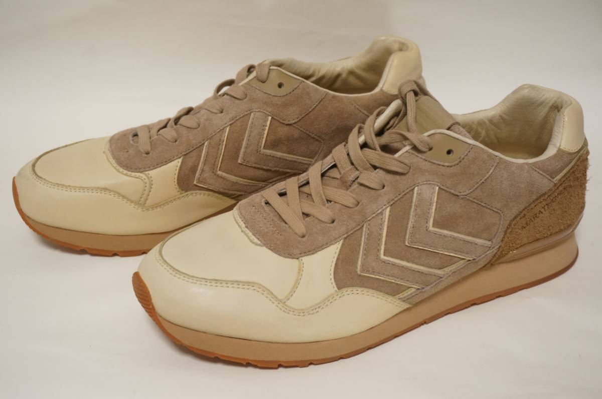 【hummel × モンキータイム】極美別注レザースニーカー28.5