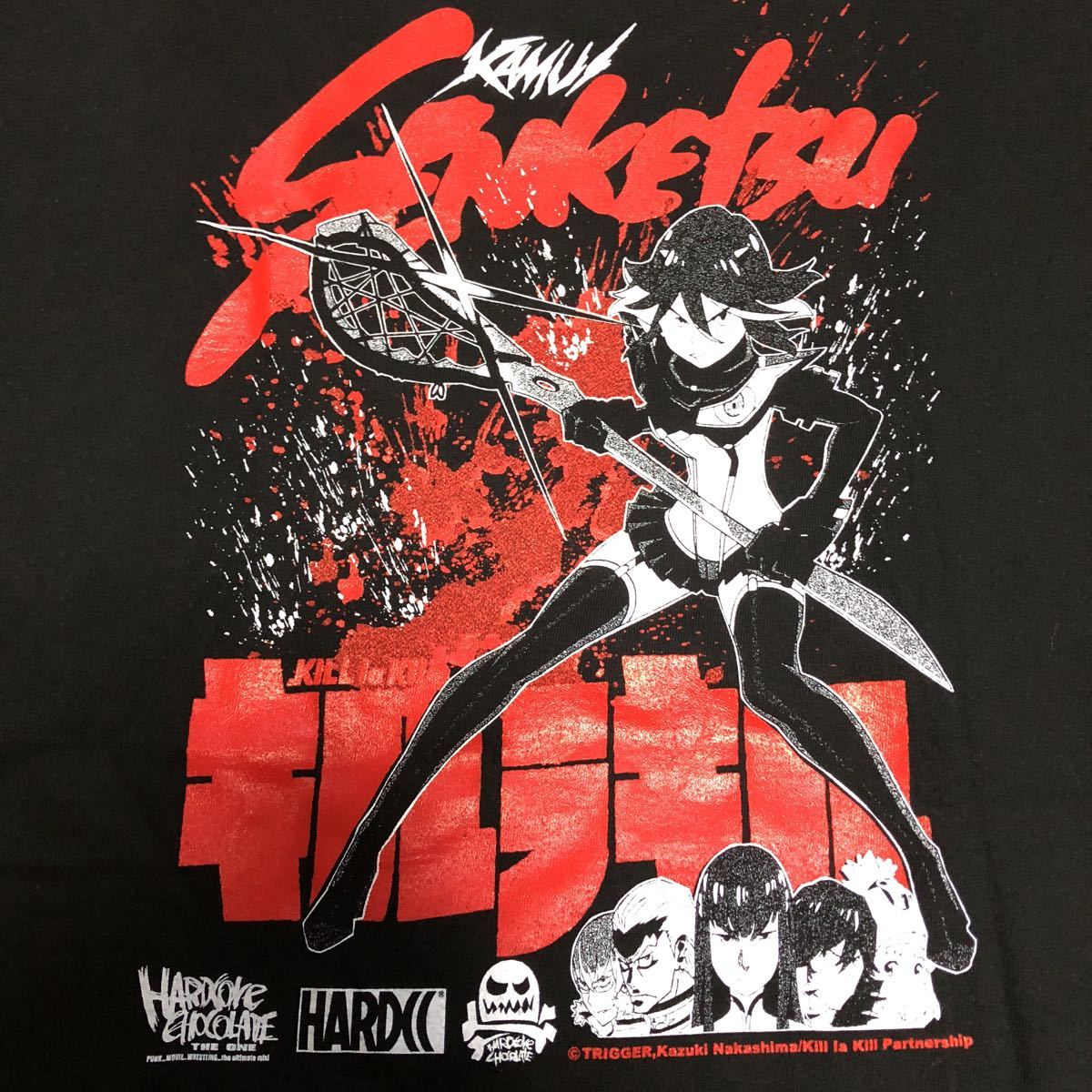 新作入荷，正規品 品 ハードコアチョコレート キルラキル KILL la KILL 纏流子 片太刀バサミ レッド tシャツ L tigger すしお 中島かずき(コミック、アニメグッズ)｜売買されたオークション情報、yahooの商品情報を その他