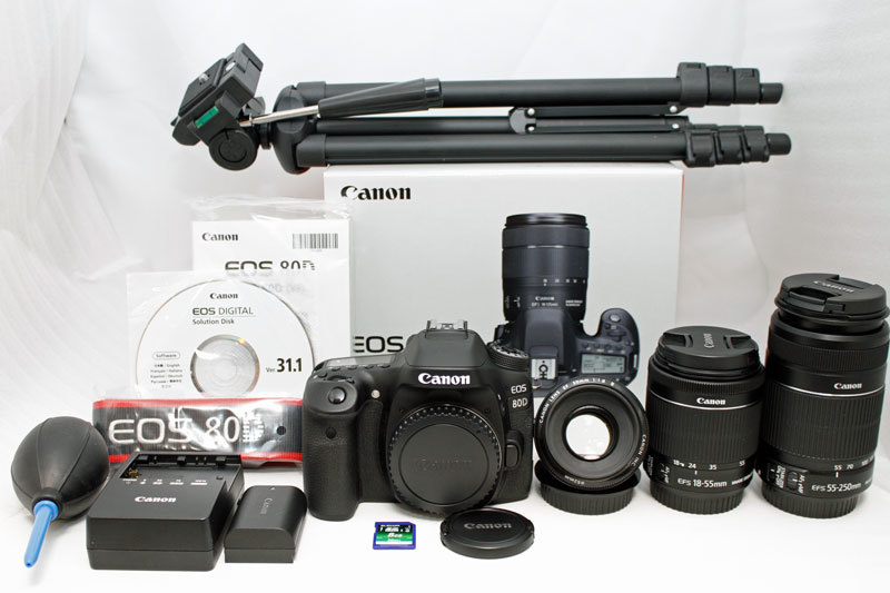 CanonEOS80D ダブルズーム 単焦点レンズセット CANON EOS 80D ダブル
