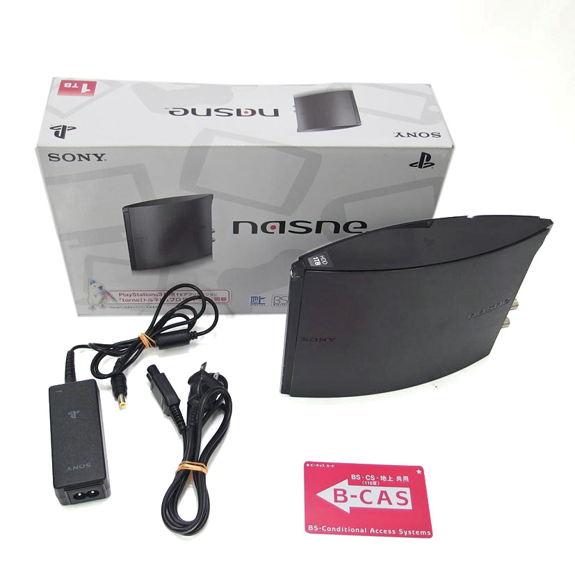 1円スタート!!【中古】 SONY ソニー NASNE 1TB② CECH-ZNR2J ゲーム