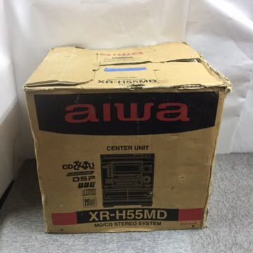 送料無料 未使用 aiwa 3CD/MD/Wカセットコンポ XR-H55MD アイワ