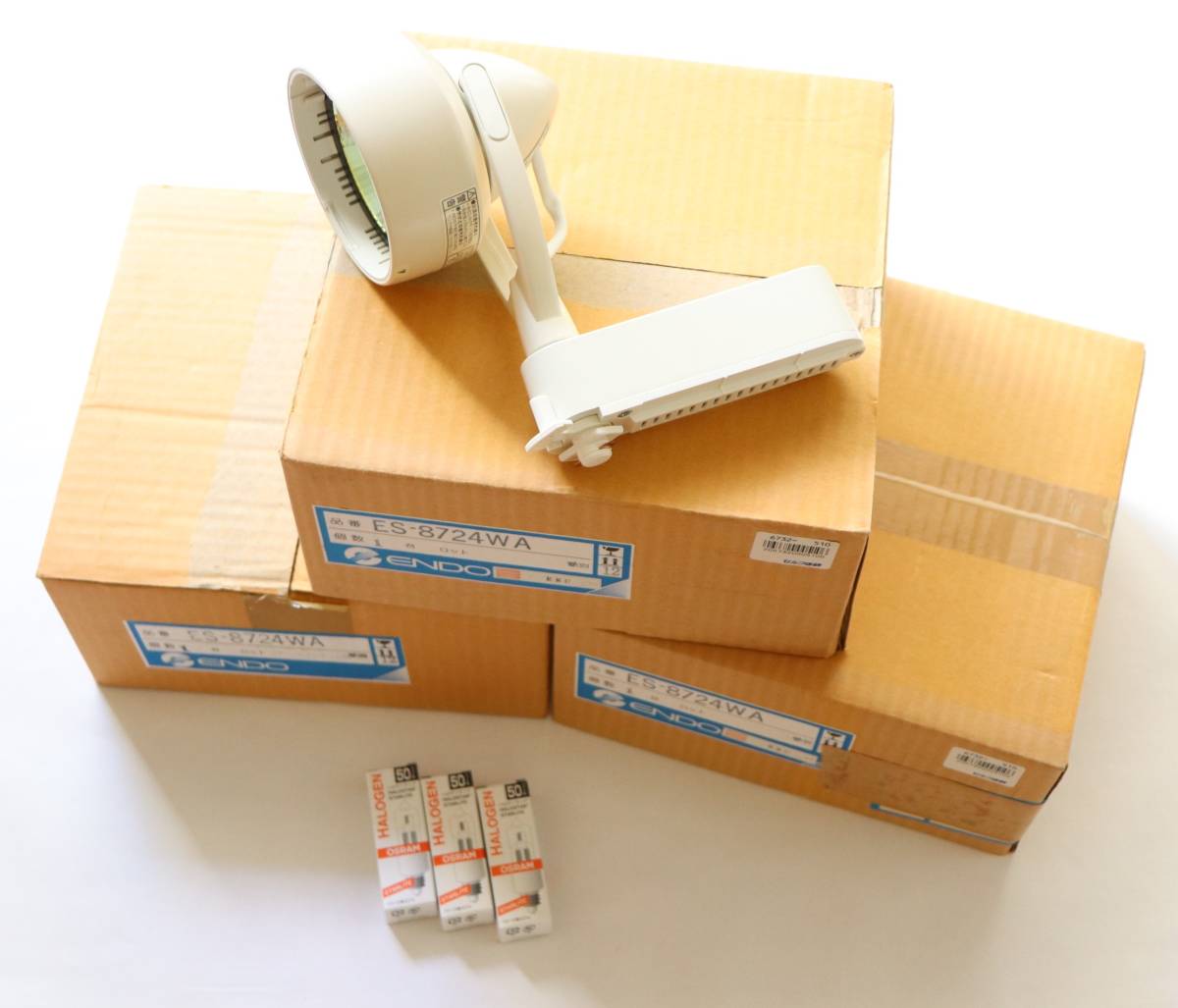 未使用☆ENDO店舗用照明スポットライトES-8724WA遠藤照明☆３個セット_1