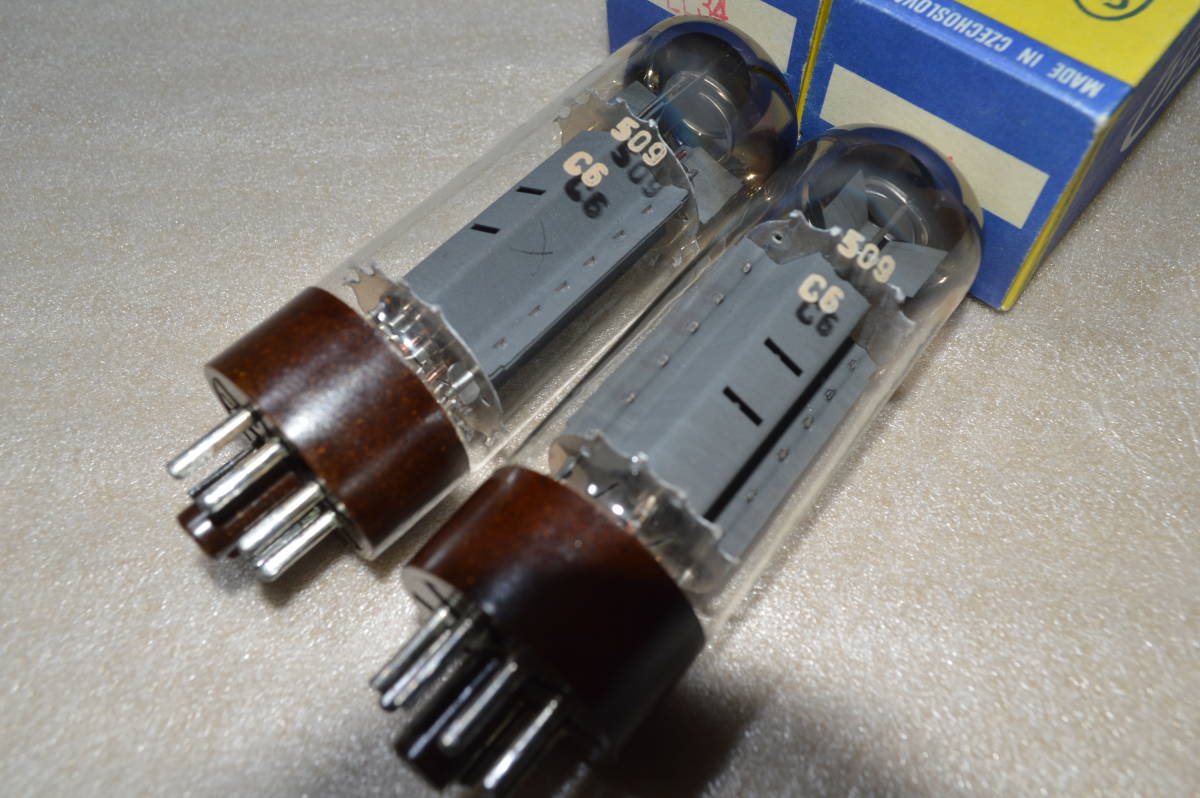 エレクトロハーモニクス　6CA7(EL34)太管ペア　未使用品　その１ エレクトロハーモニクス 6CA7(EL34)太管ペア 未使用品 その1