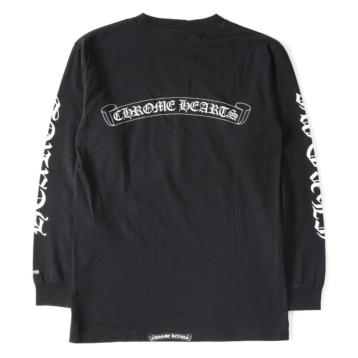 美品 CHROME HEARTS クロムハーツ ポケット スクロール ラベル ロゴ 