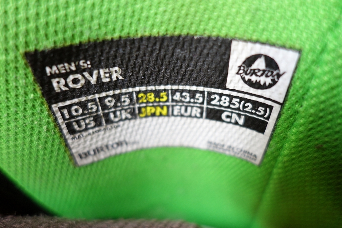 中古 15/16 BURTON ROVER バートン ローバーモデル スノーボードブーツ メンズ28.5cm Diemmeコラボ