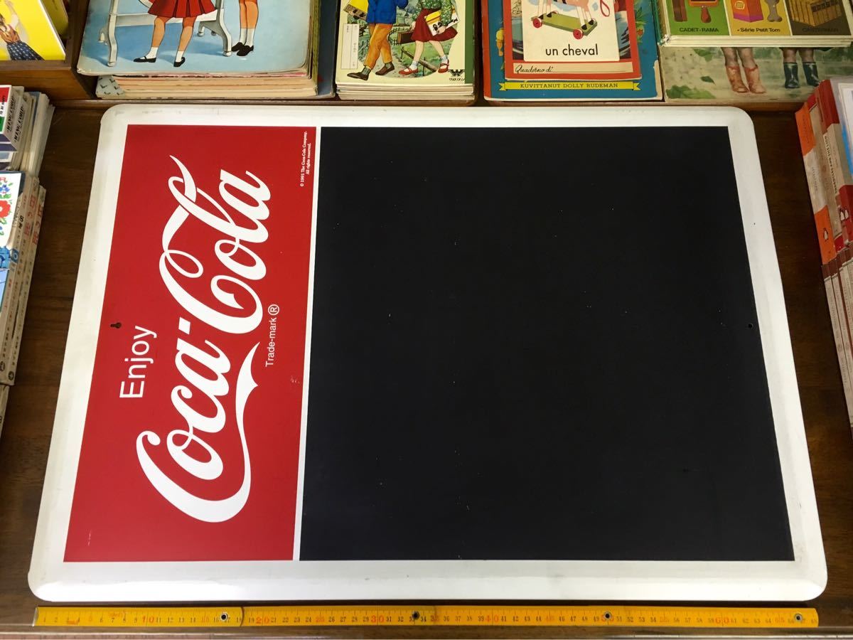 コカコーラ 両面ブリキ看板 昭和レトロ ノベルティー アンティーク コカコーラ 両面ブリキ看板 昭和レトロ ノベルティー