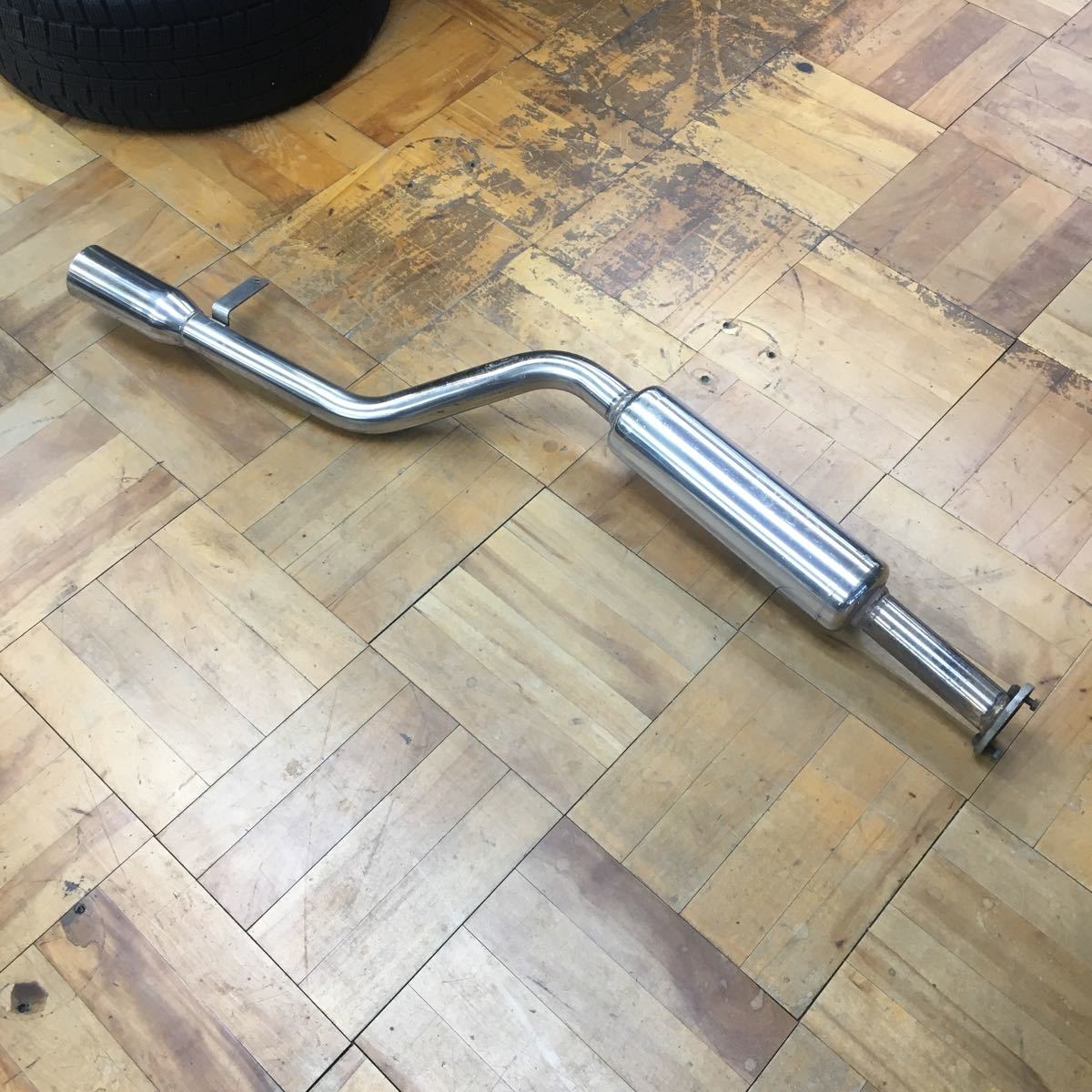ジムニーJA11V/CサクソンSUXONリアマフラー中古品