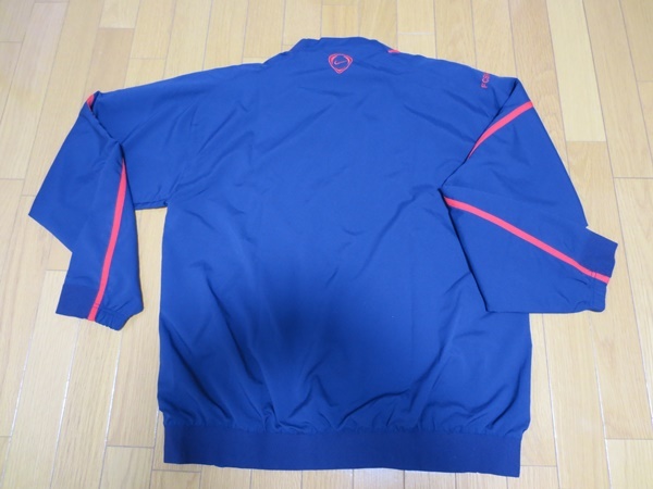 ナイキ NIKE メンズ ウインドブレーカー上下 FCBARCELONA 紺地 赤ライン XL 中古良品_6