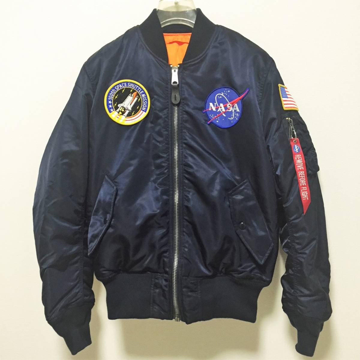 赤字超特価，限定セール 送料込み◇ALPHA INDUSTRIES◇NASA フライト 