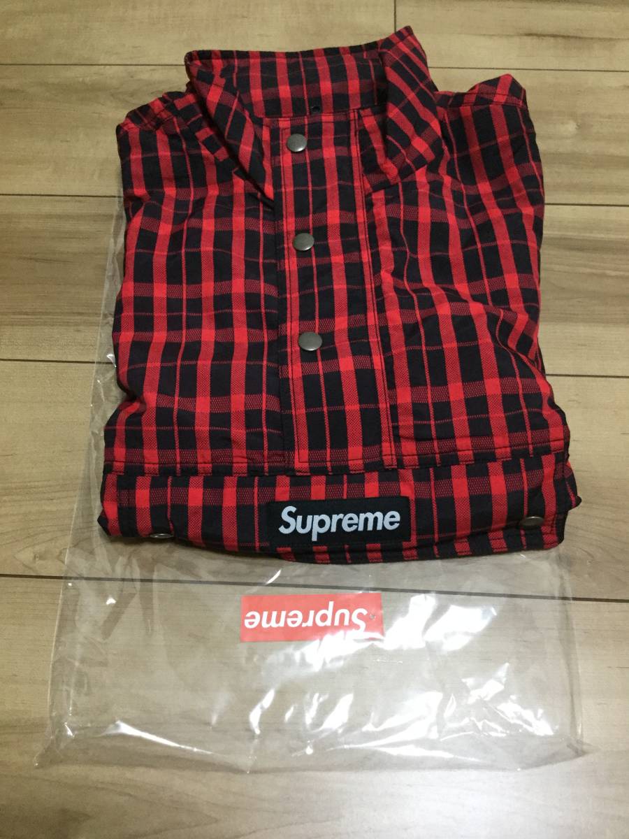 18AW ☆ Supreme / Nylon Plaid Pullover ☆ ナイロン プルオーバー